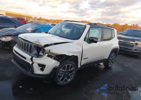 2022 Jeep Renegade Limited 4X4 z USA, uszkodzony, nr VIN ZACNJDD16NPN50458
